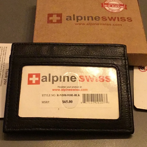 Alpine Swiss RIFD Blocking Wallet - Picture 7 of 7